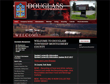 Tablet Screenshot of douglasstownship.org
